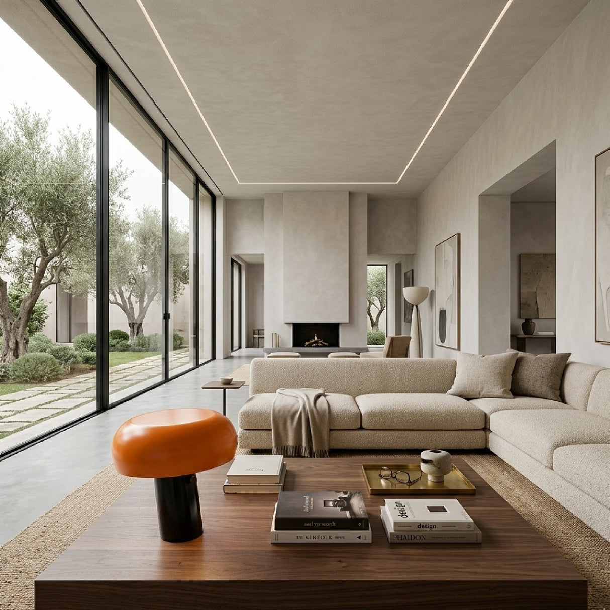 Modern European furniture - Marble Base Metal Table Lamp - www.oroa.com