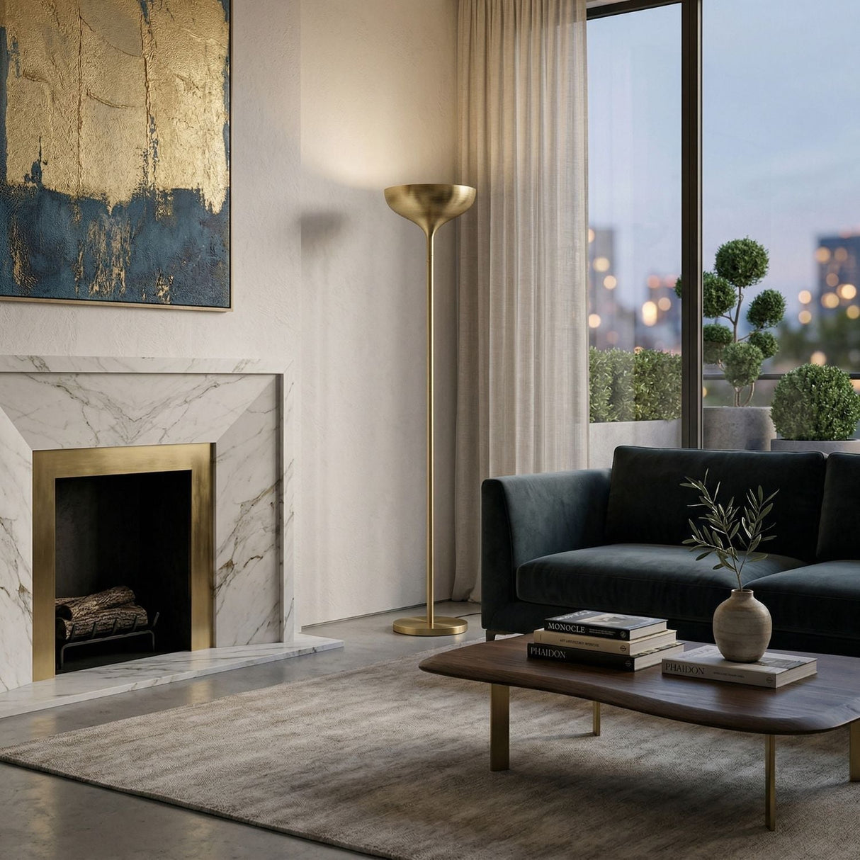 Modern European furniture - Industrial Style Accent Floor Lamp - www.oroa.com