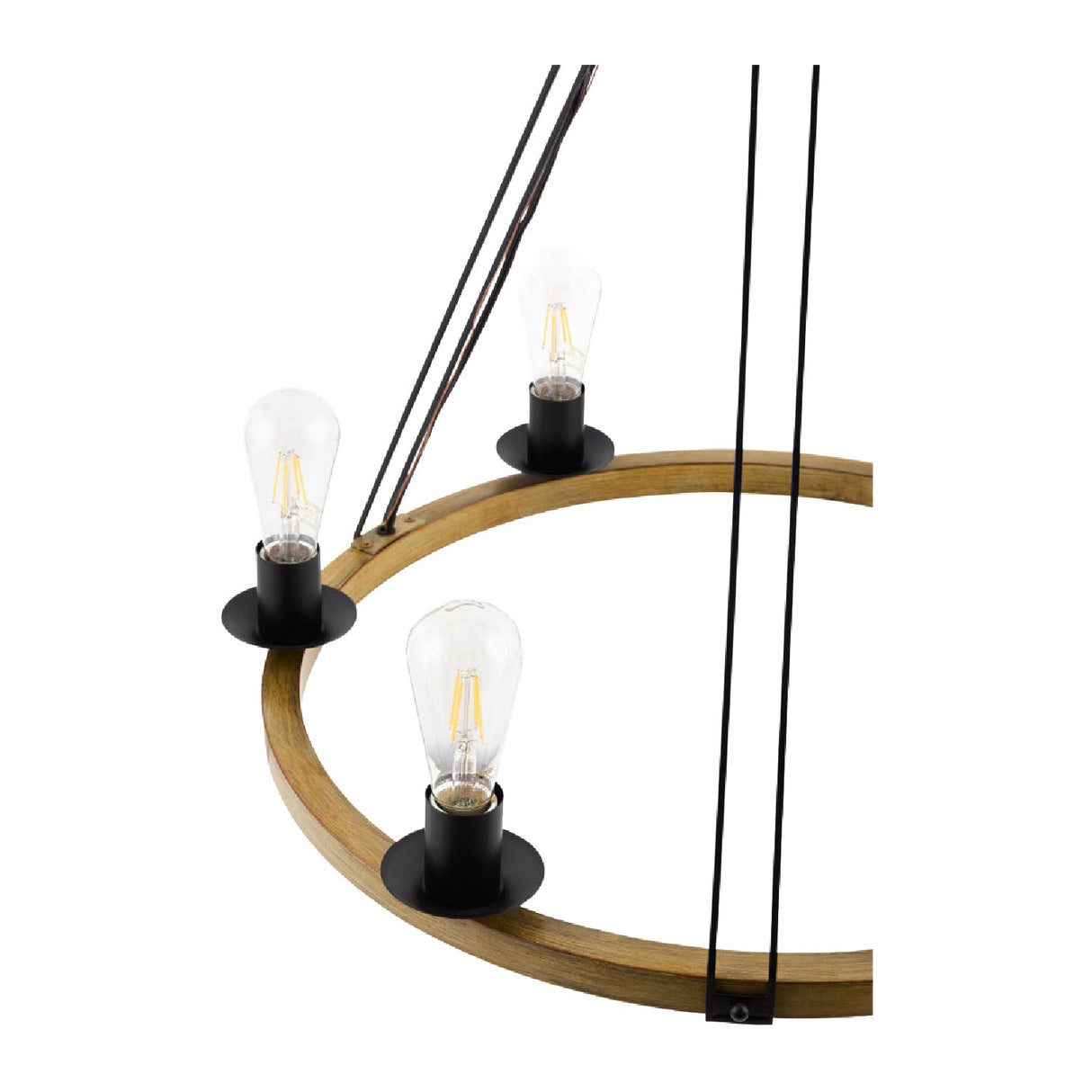 Modern European furniture - Copper Ring 5-Light Chandelier - www.oroa.com