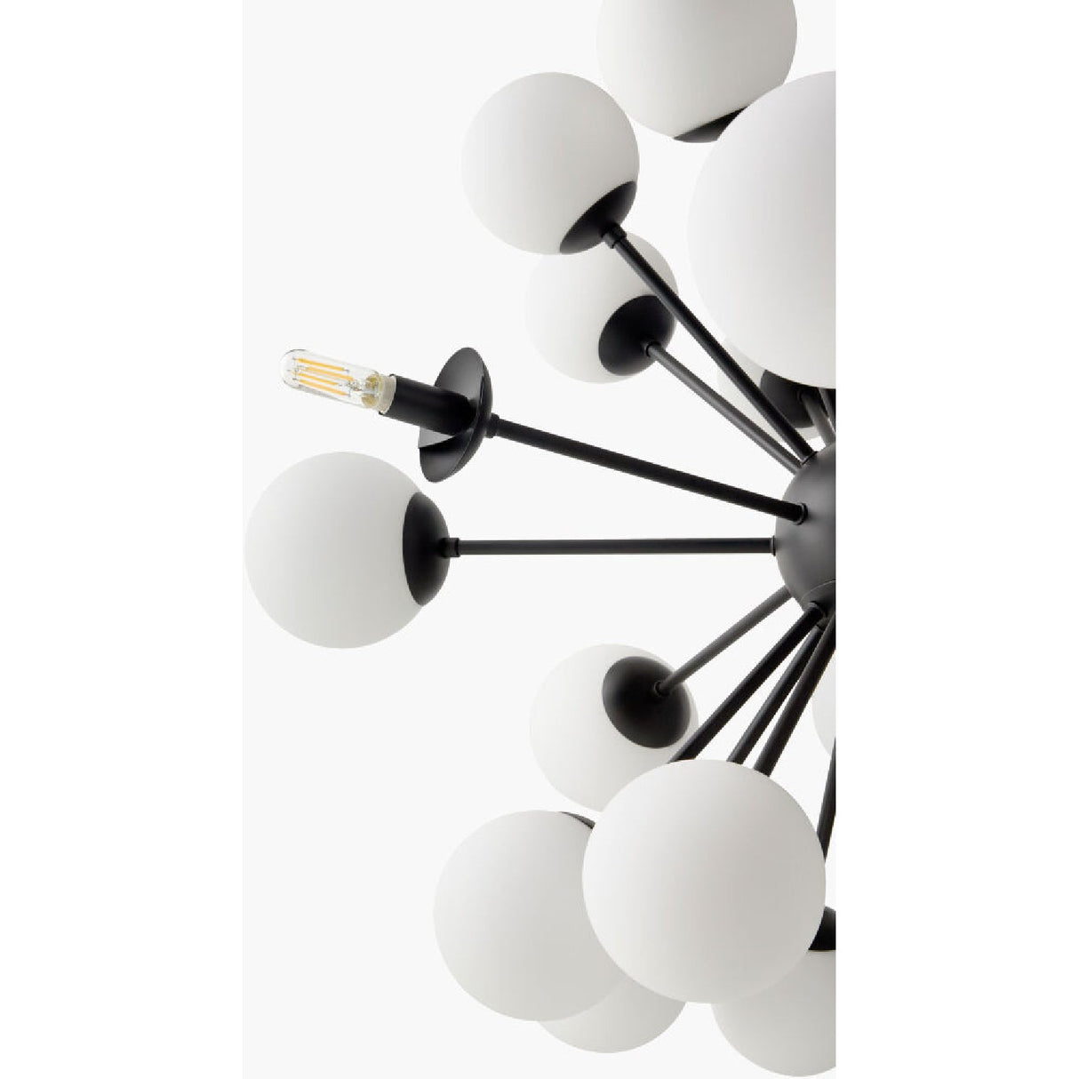 Modern European furniture - Glass Globes 25-Light Chandelier - www.oroa.com