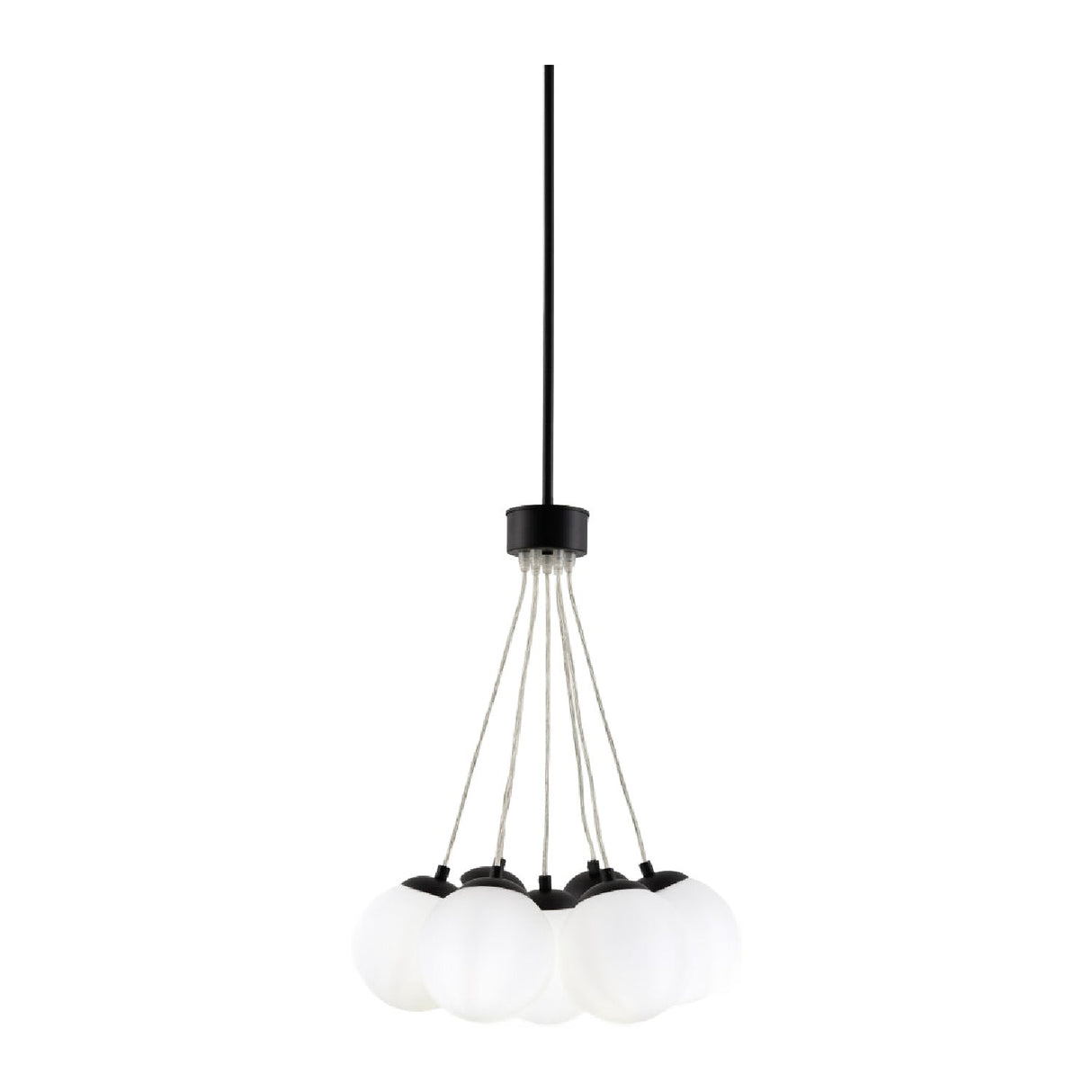Modern European furniture - Glass Globes 7-Light Chandelier - www.oroa.com