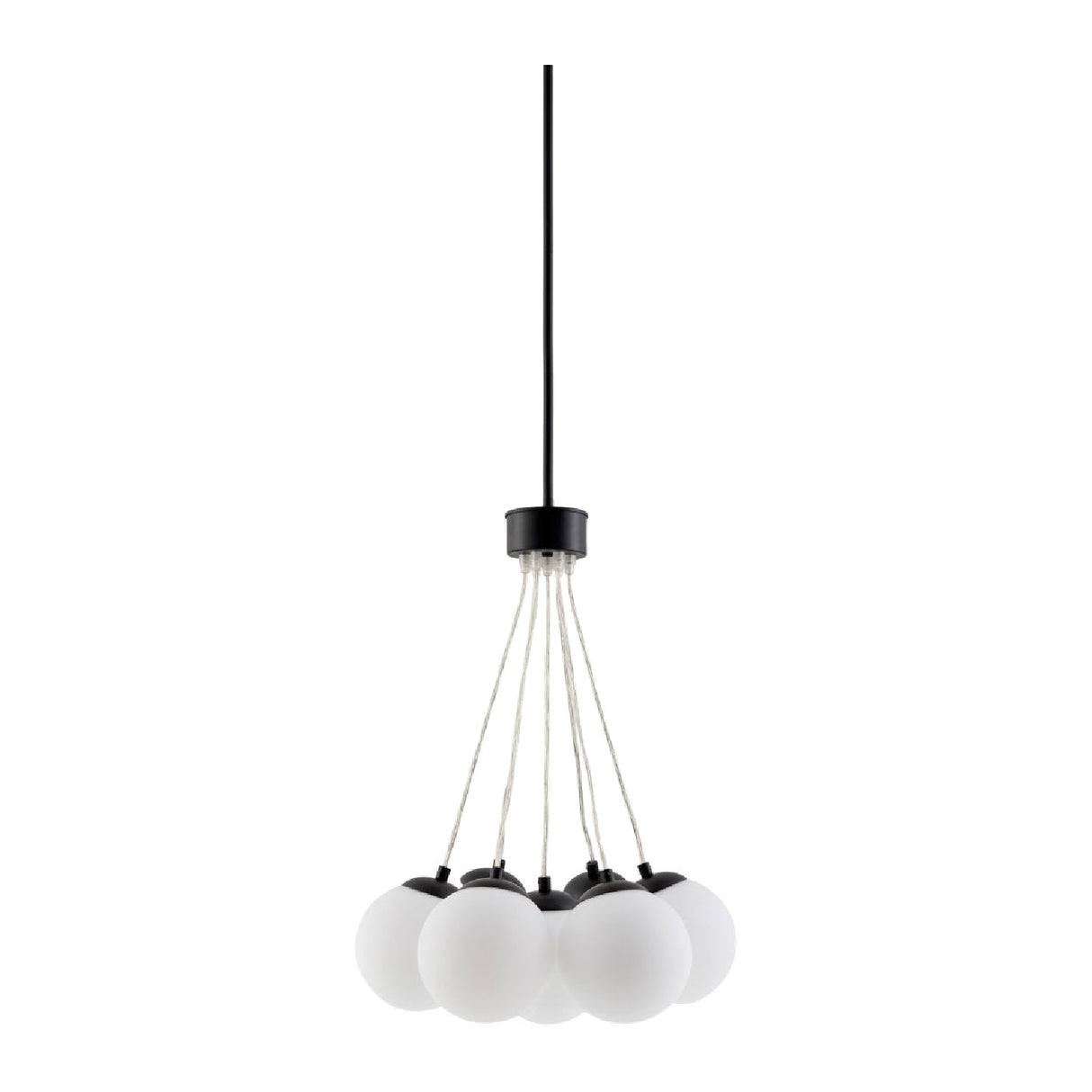 Modern European furniture - Glass Globes 7-Light Chandelier - www.oroa.com