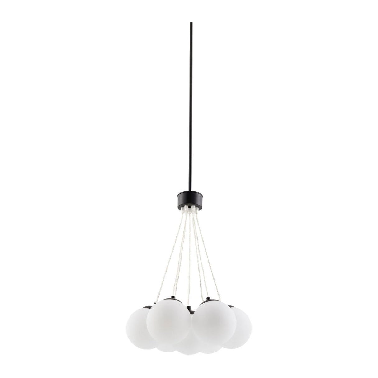 Modern European furniture - Glass Globes 7-Light Chandelier - www.oroa.com
