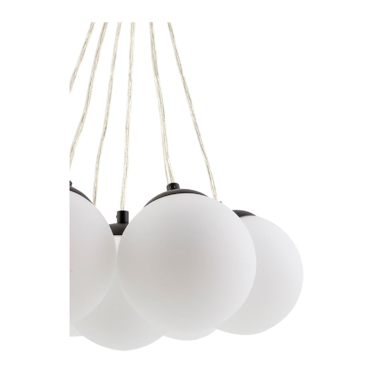 Modern European furniture - Glass Globes 7-Light Chandelier - www.oroa.com