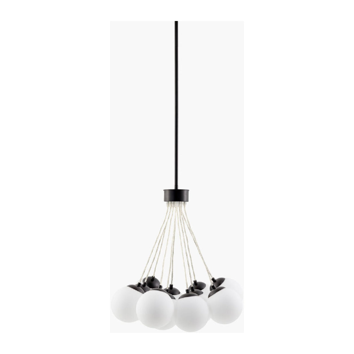 Modern European furniture - Glass Globes 11-Light Chandelier - www.oroa.com