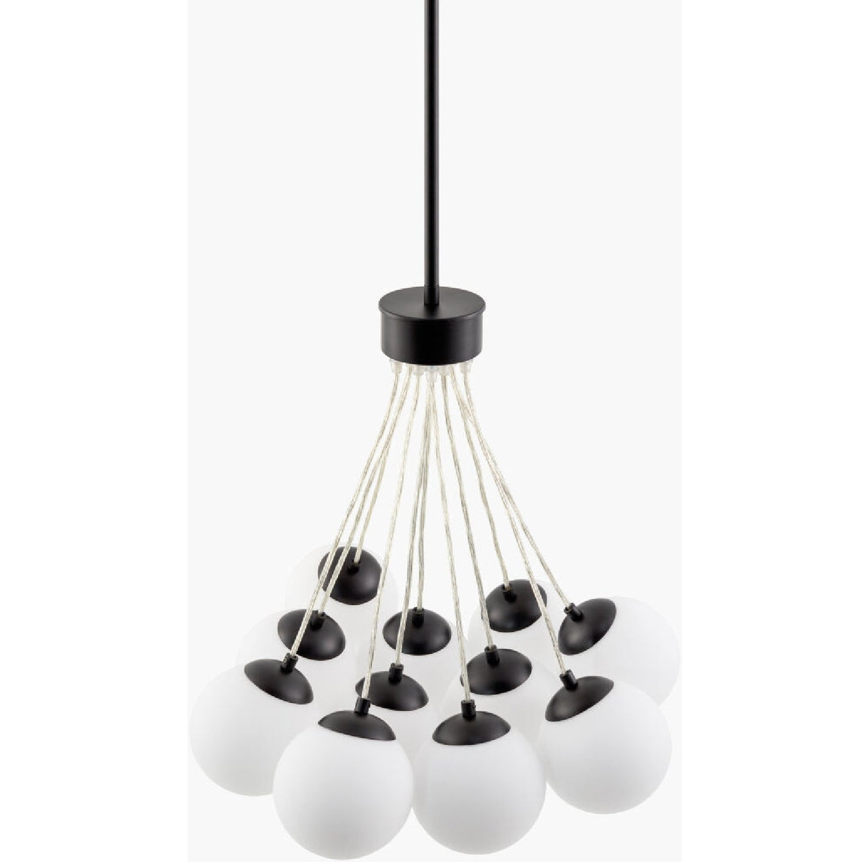 Modern European furniture - Glass Globes 11-Light Chandelier - www.oroa.com