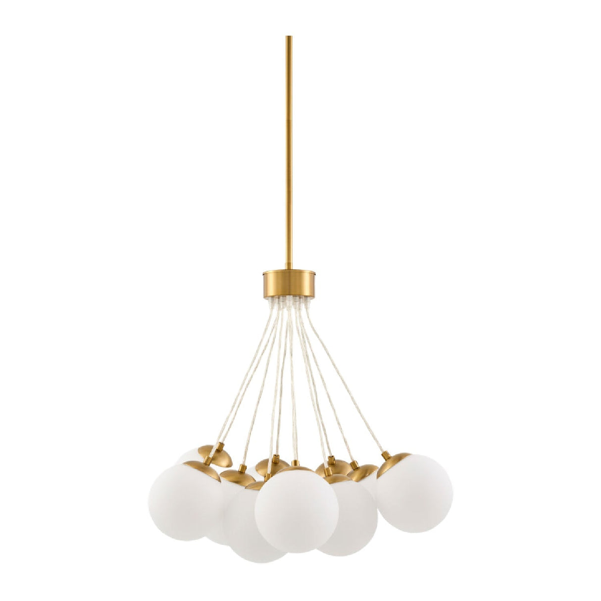Modern European furniture - Glass Globes 11-Light Chandelier - www.oroa.com