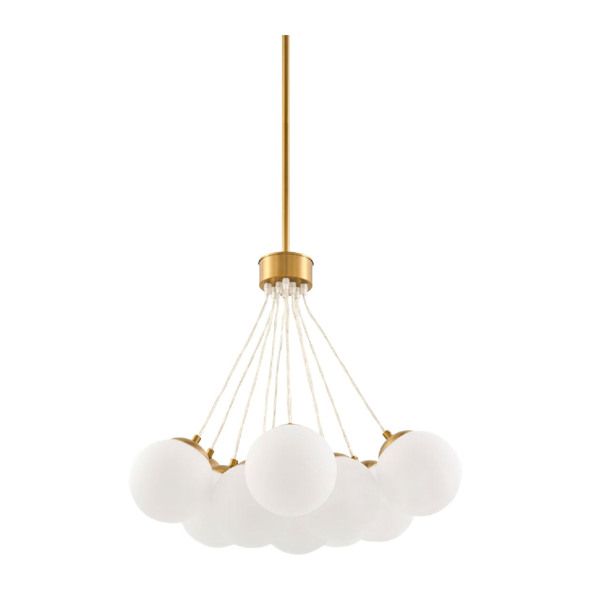 Modern European furniture - Glass Globes 11-Light Chandelier - www.oroa.com