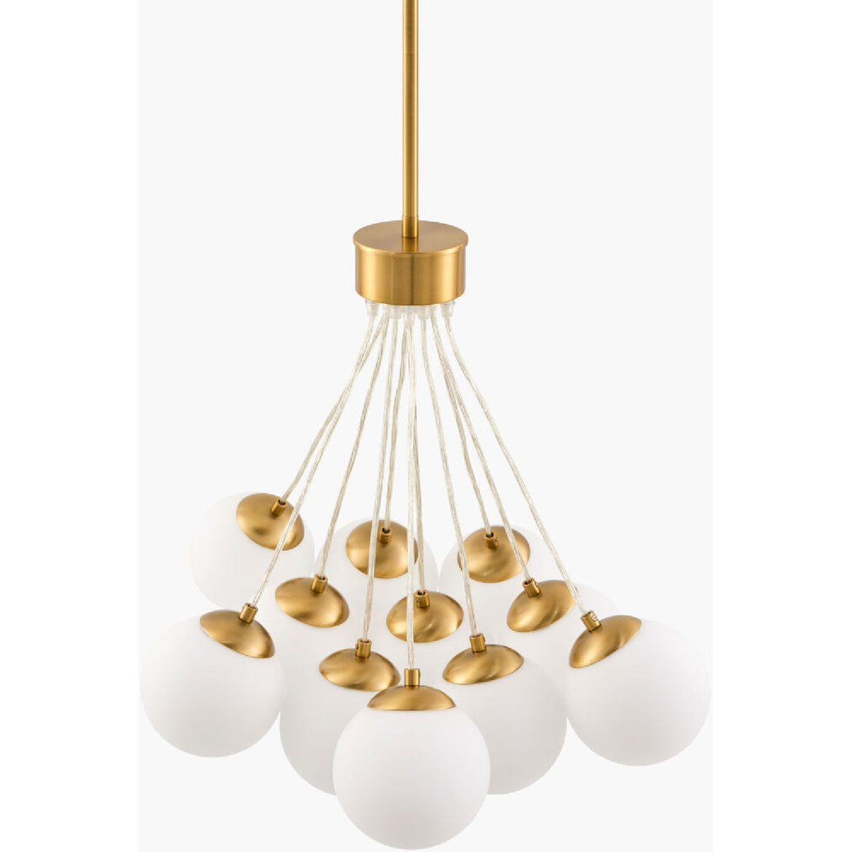 Modern European furniture - Glass Globes 11-Light Chandelier - www.oroa.com