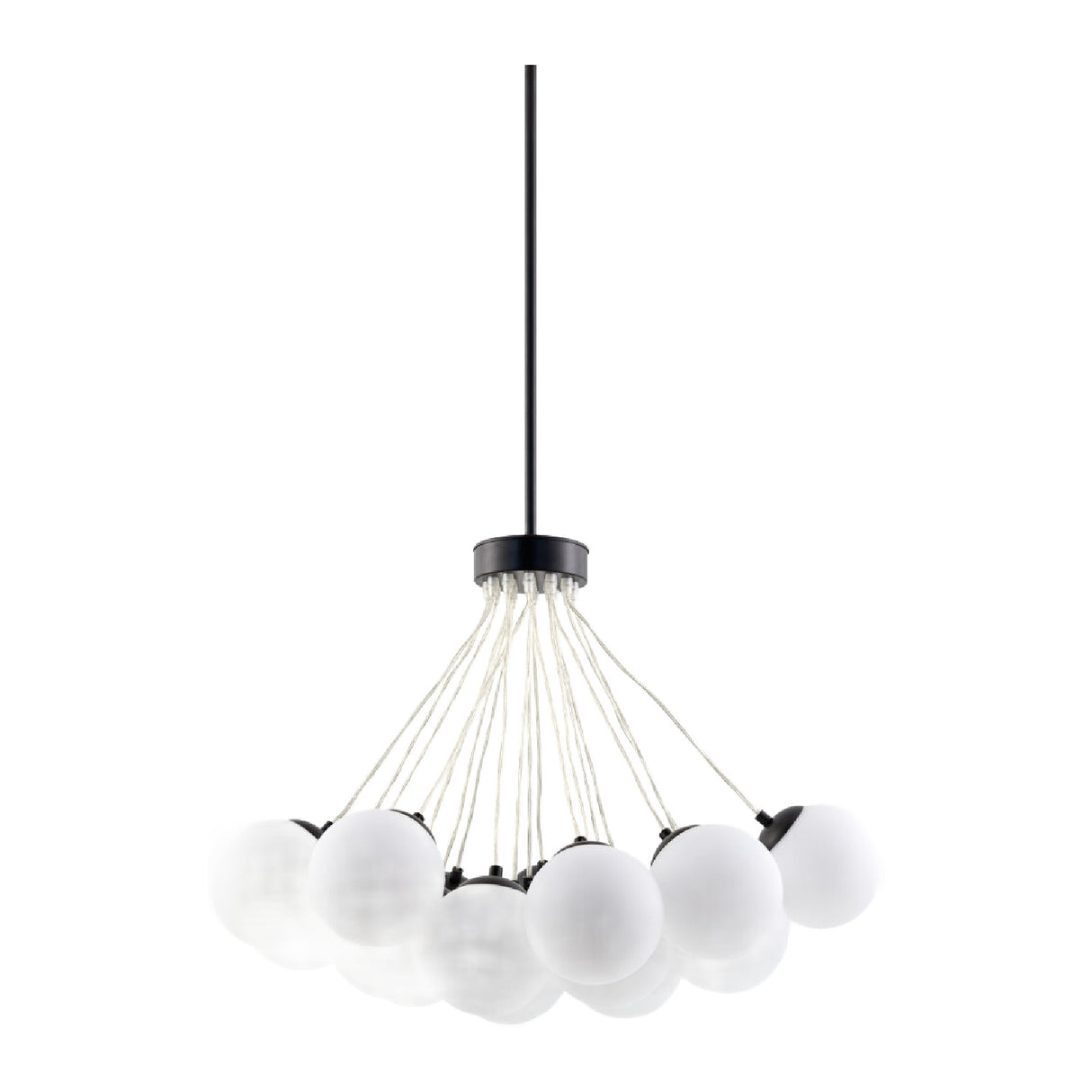 Glass Globes 19-Light Chandelier | Oroa.com