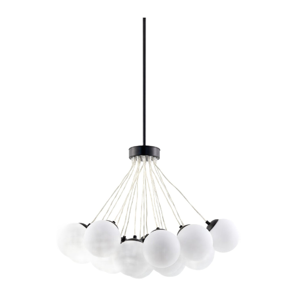 Modern European furniture - Glass Globes 19-Light Chandelier - www.oroa.com