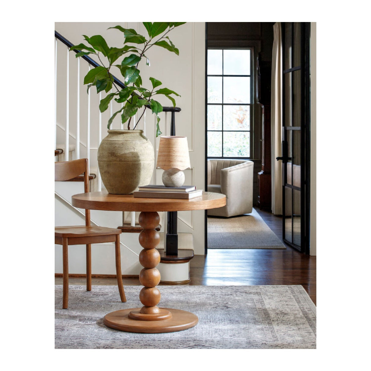 Modern European furniture - Organic Round Base Table Lamp - www.oroa.com
