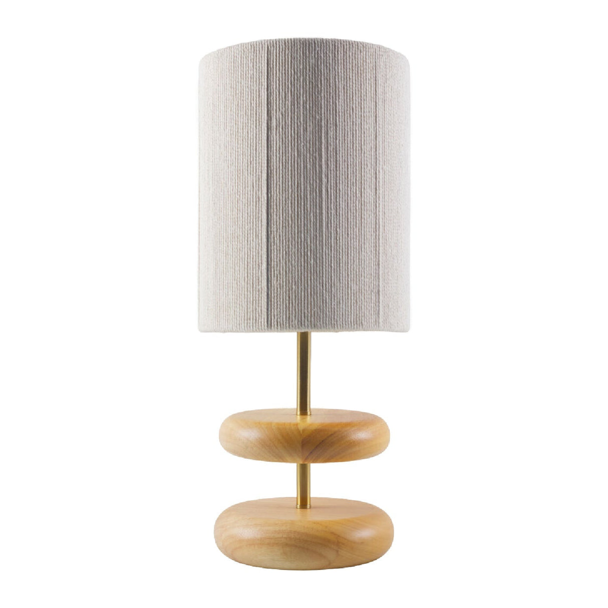 Modern European furniture - White Jute Accent Table Lamp - www.oroa.com