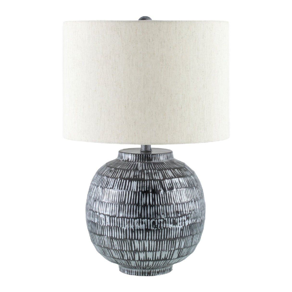 Modern European furniture - Antiqued Black Accent Table Lamp - www.oroa.com