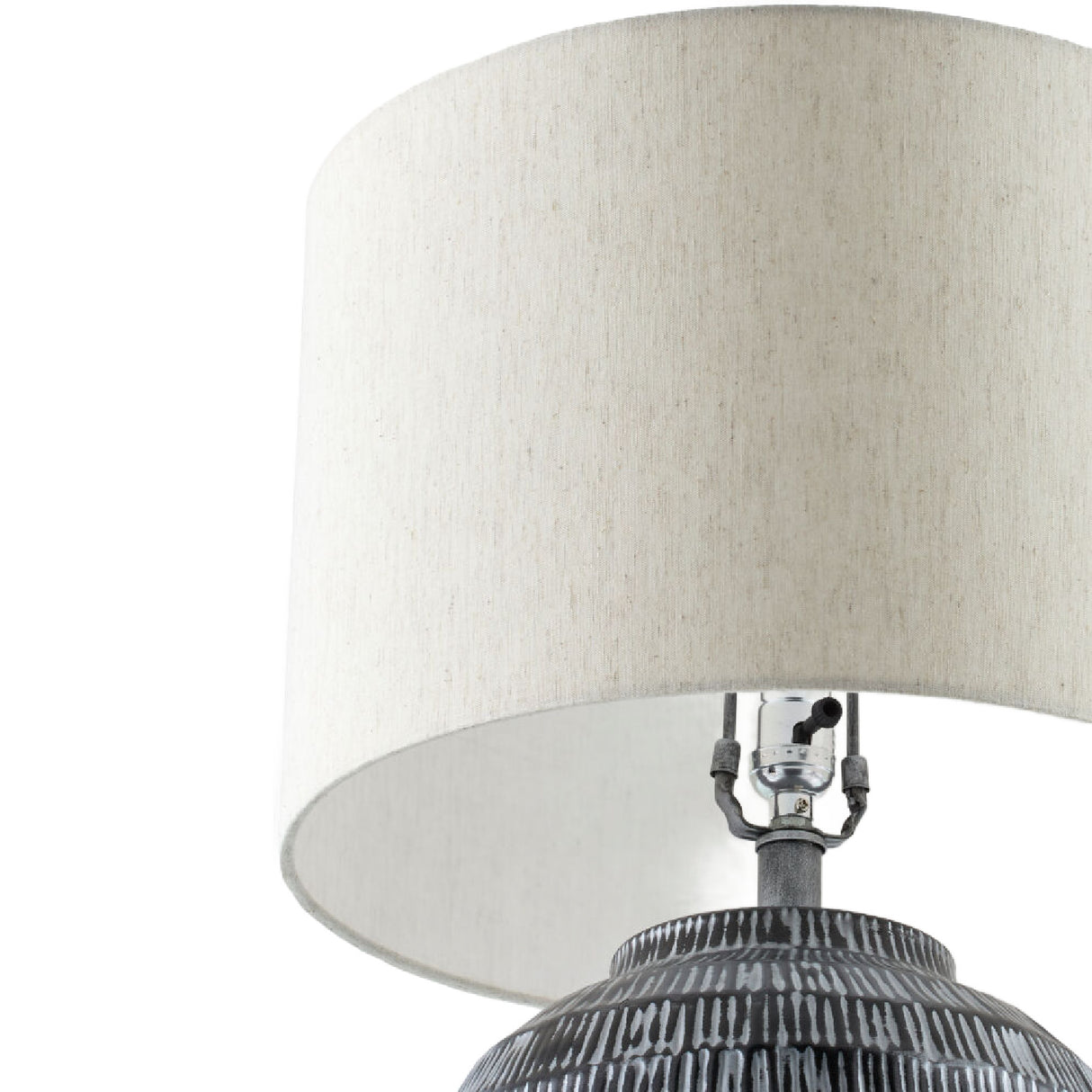 Antiqued Black Accent Table Lamp | Oroa.com