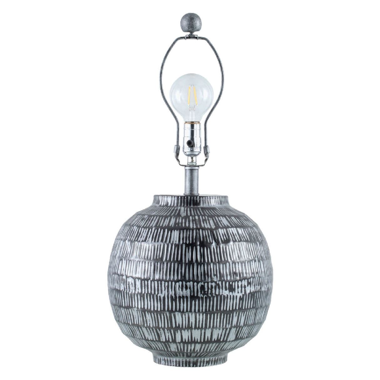Modern European furniture - Antiqued Black Accent Table Lamp - www.oroa.com