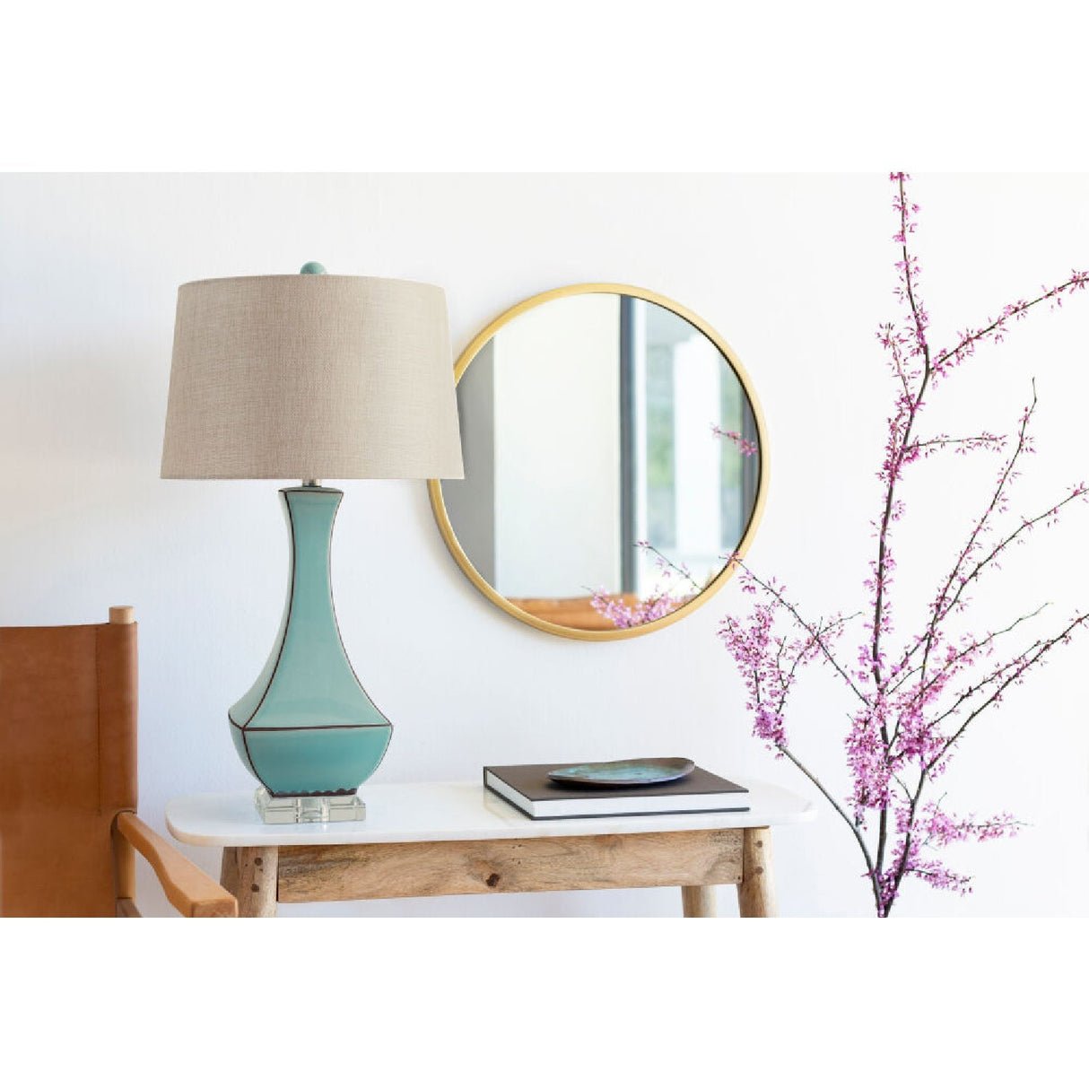 Modern European furniture - Silk-Inspired Shade Table Lamp - www.oroa.com