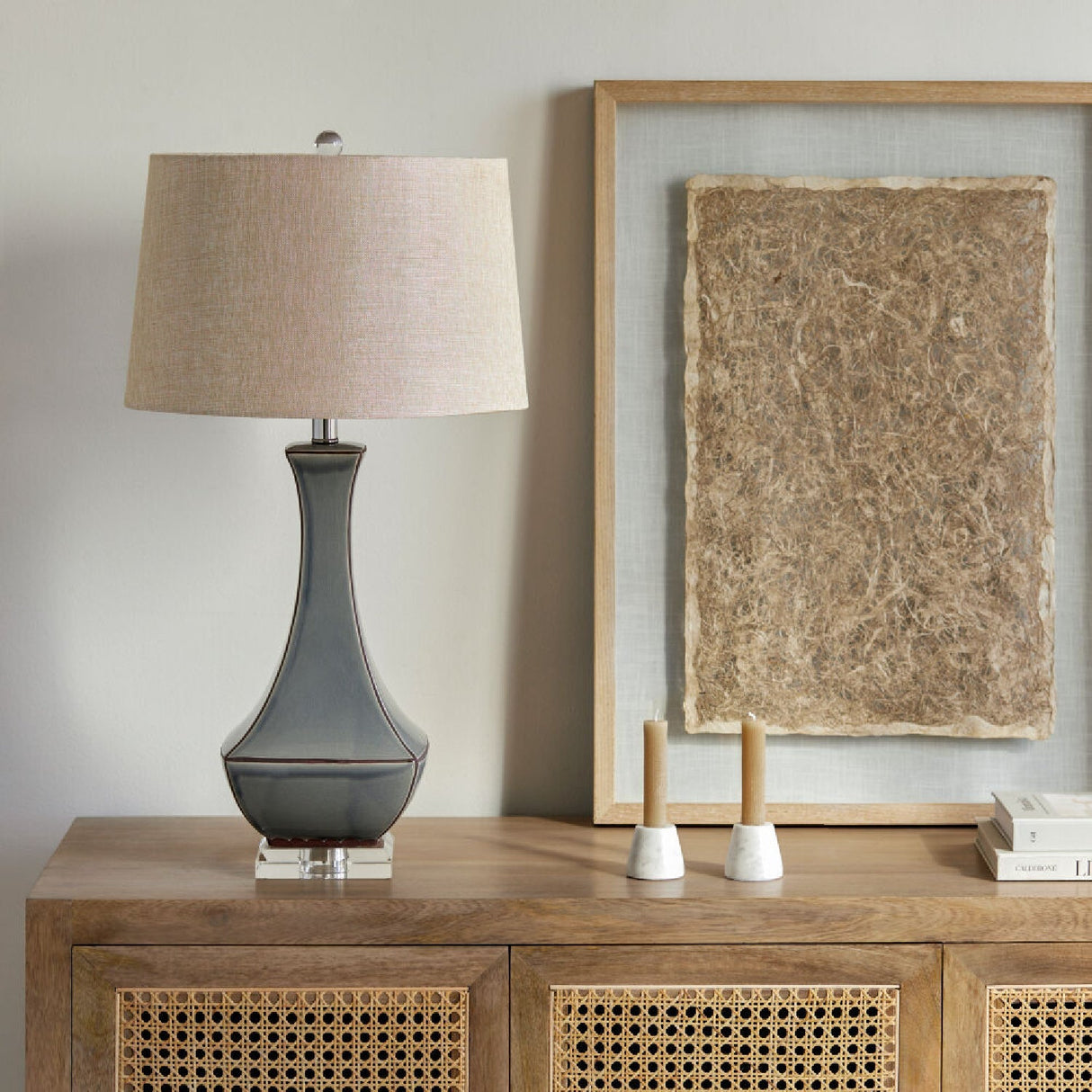 Modern European furniture - Silk-Inspired Shade Table Lamp - www.oroa.com
