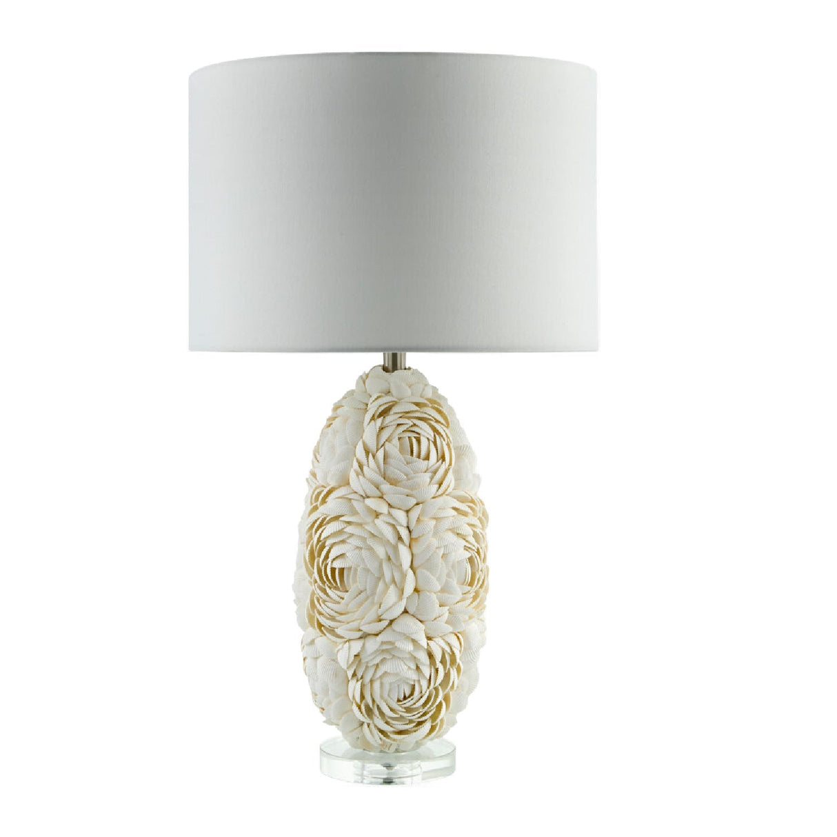 Modern European furniture - White Inlaid Shell Table Lamp - www.oroa.com