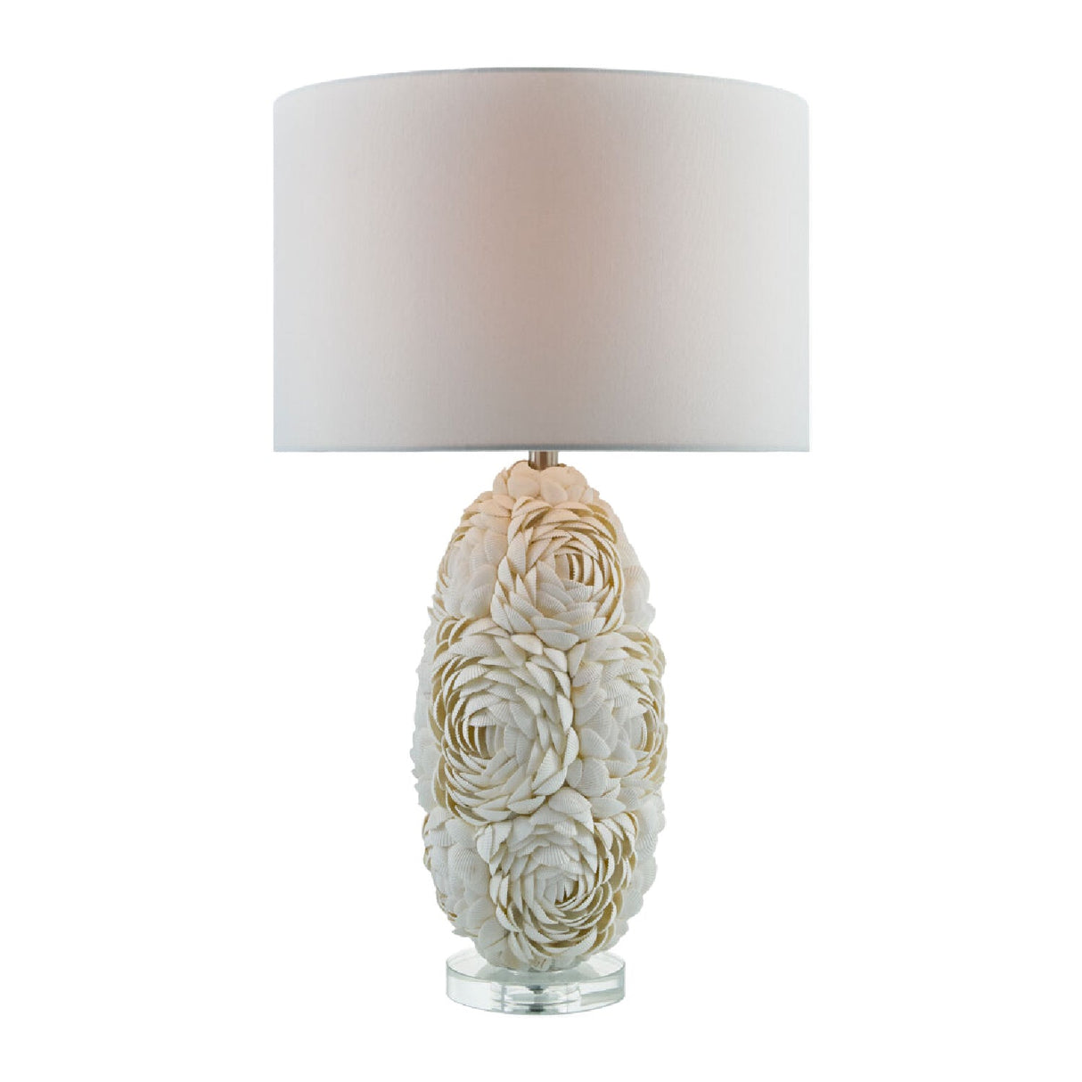 Modern European furniture - White Inlaid Shell Table Lamp - www.oroa.com