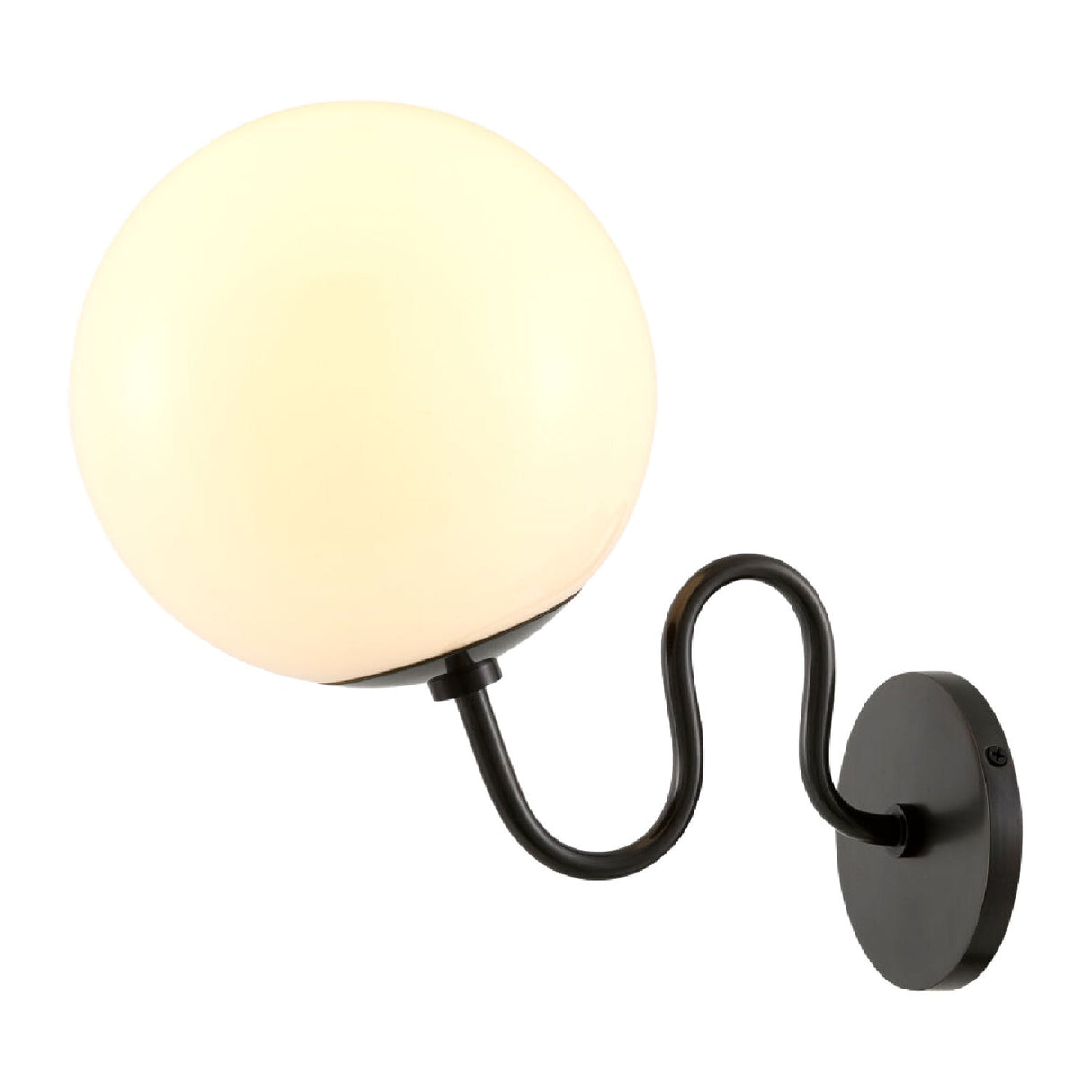 Modern European furniture - Wavy Iron Wall Lamp - www.oroa.com