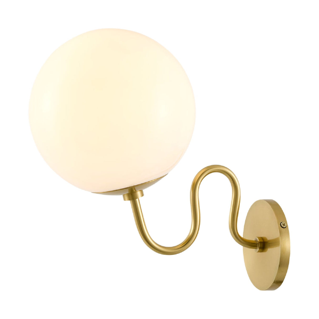 Modern European furniture - Wavy Iron Wall Lamp - www.oroa.com
