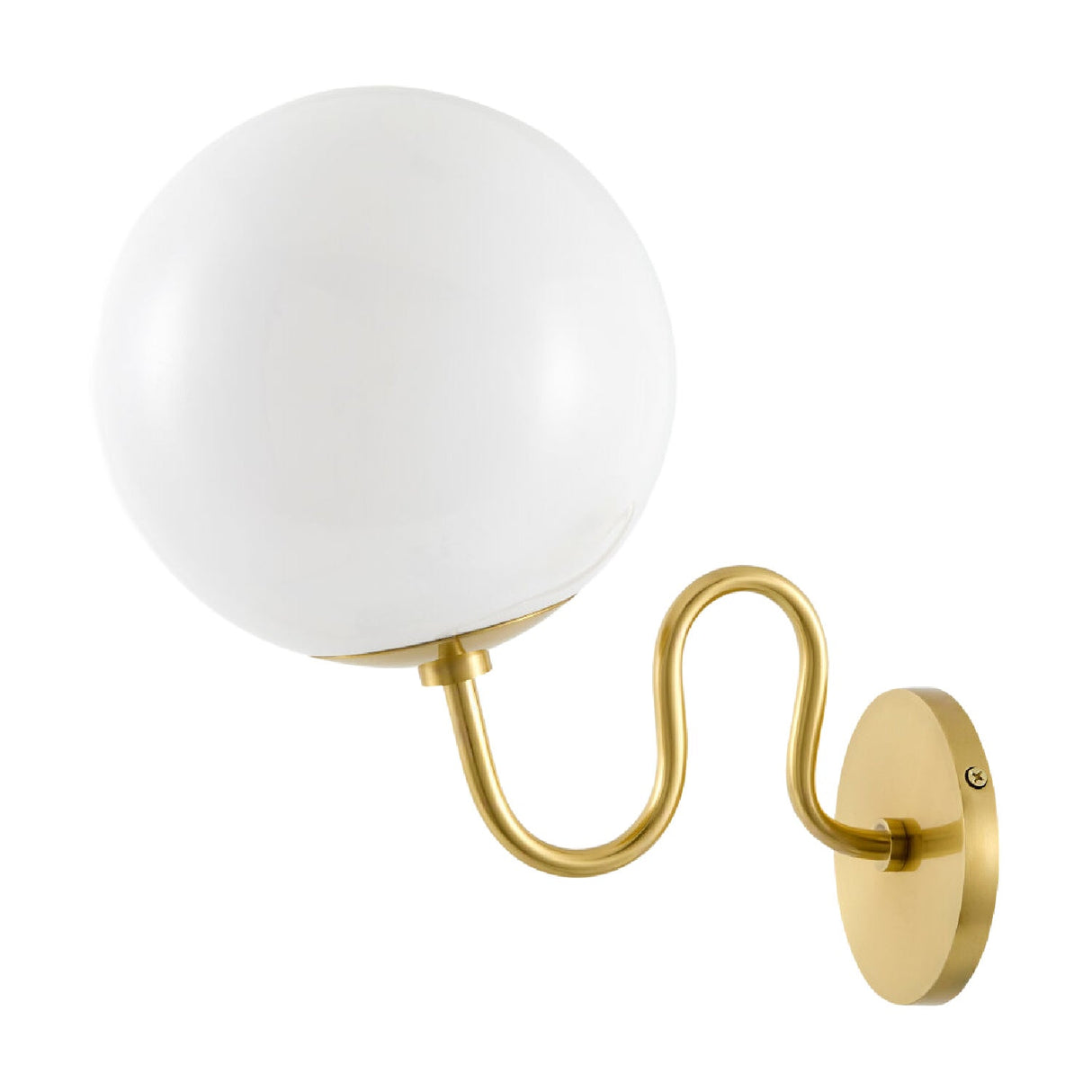 Modern European furniture - Wavy Iron Wall Lamp - www.oroa.com