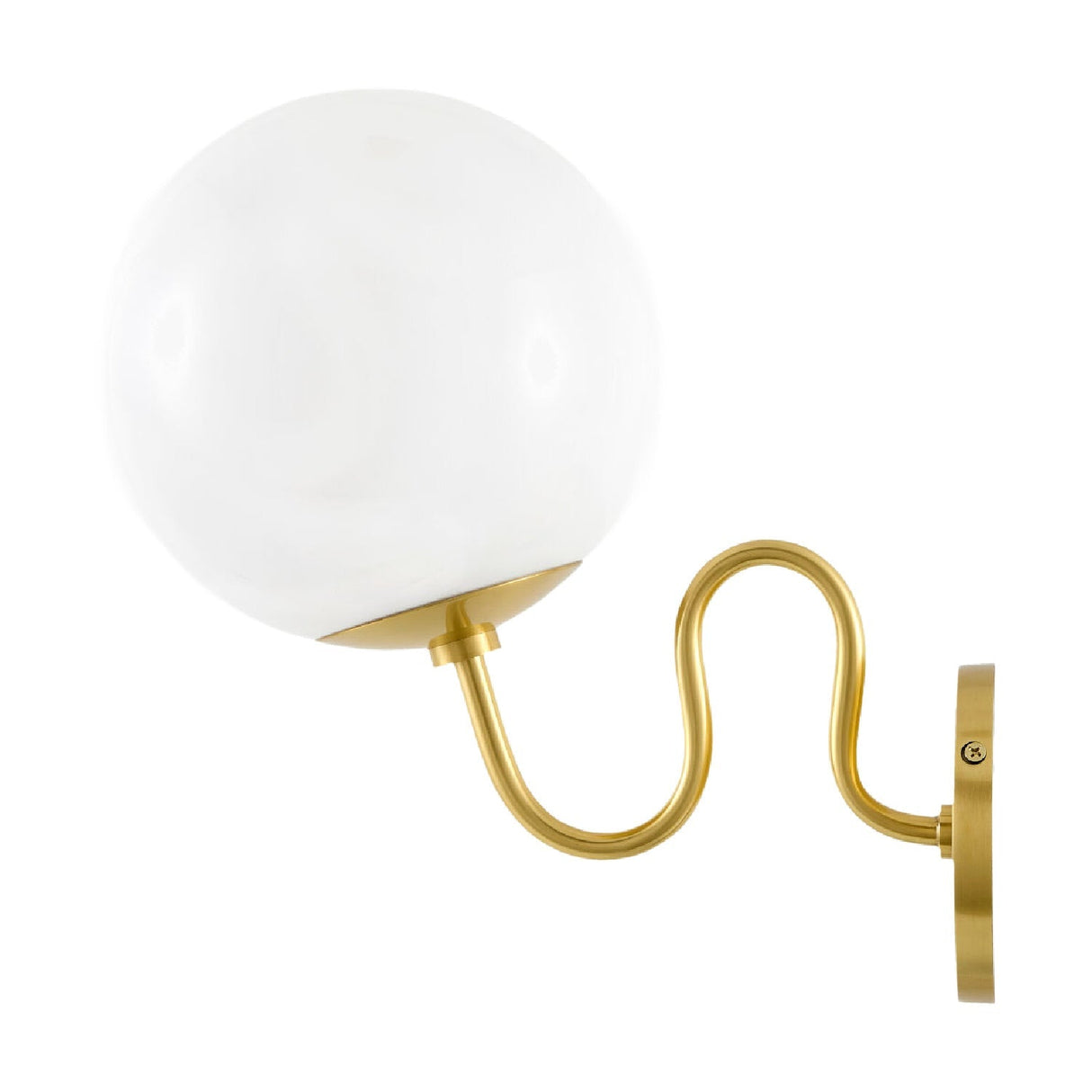 Modern European furniture - Wavy Iron Wall Lamp - www.oroa.com