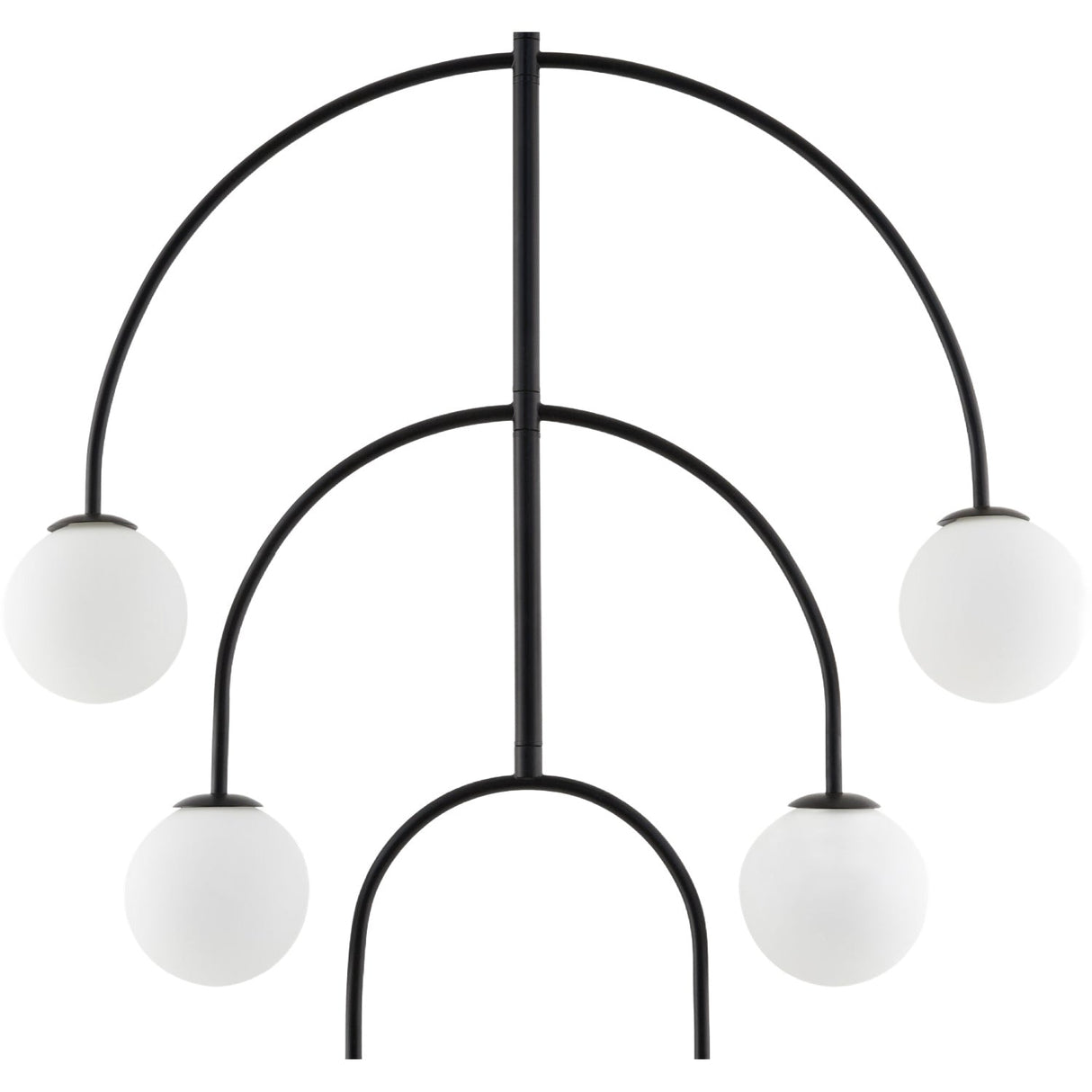 Modern European furniture - Back Arched 6-Light Chandelier - www.oroa.com
