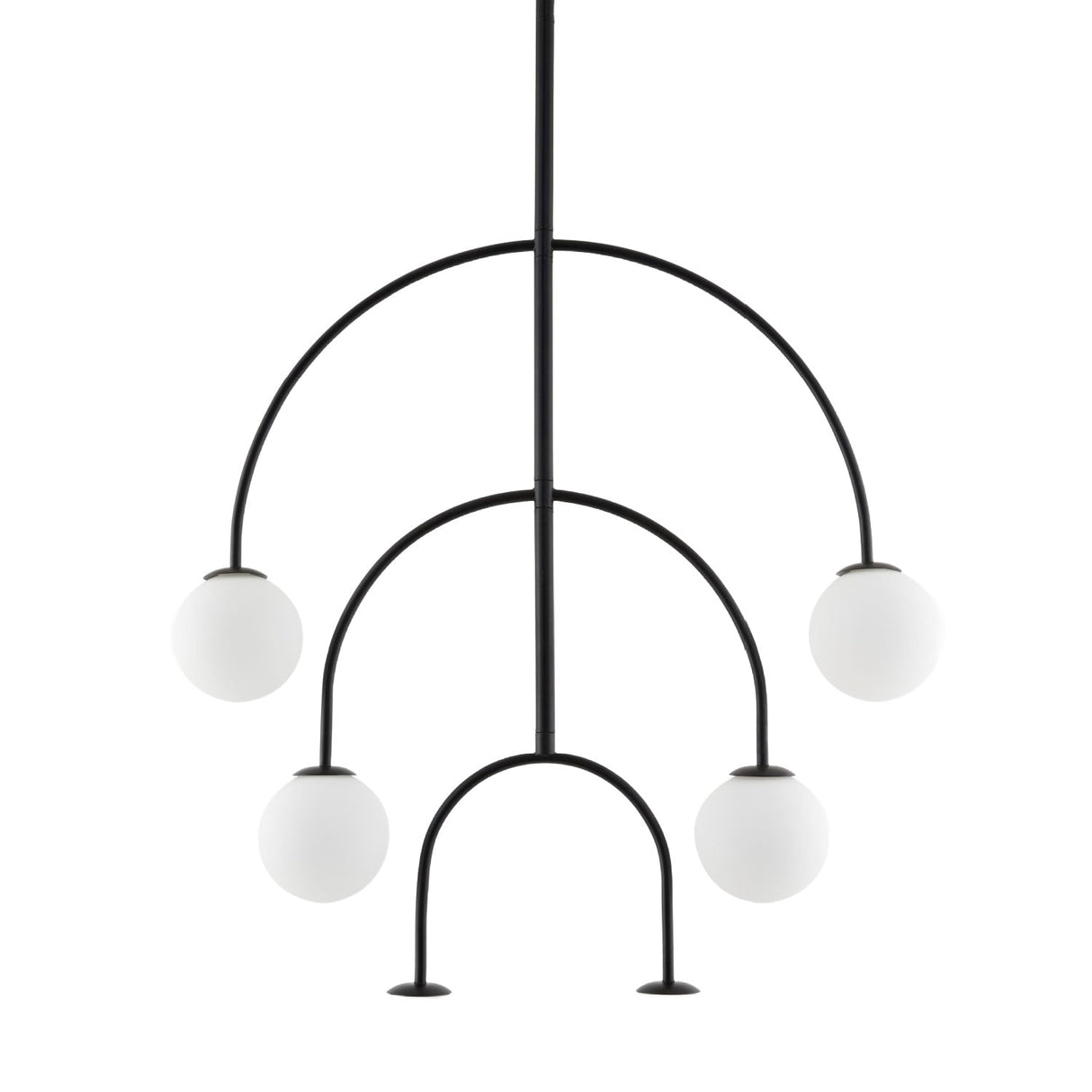 Modern European furniture - Back Arched 6-Light Chandelier - www.oroa.com