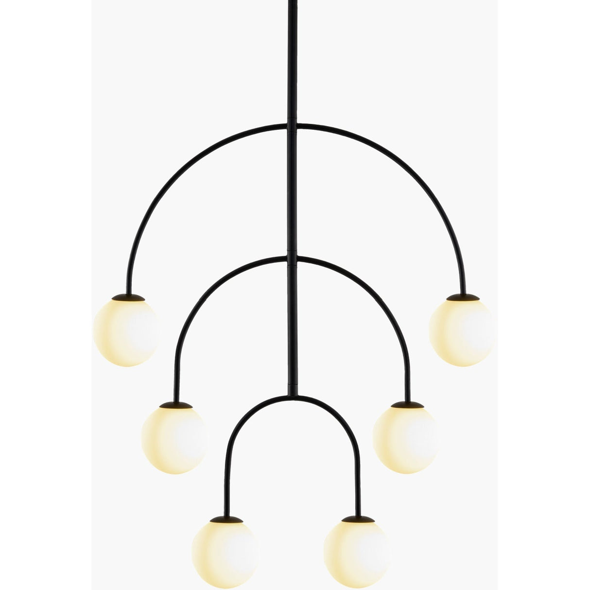 Modern European furniture - Back Arched 6-Light Chandelier - www.oroa.com