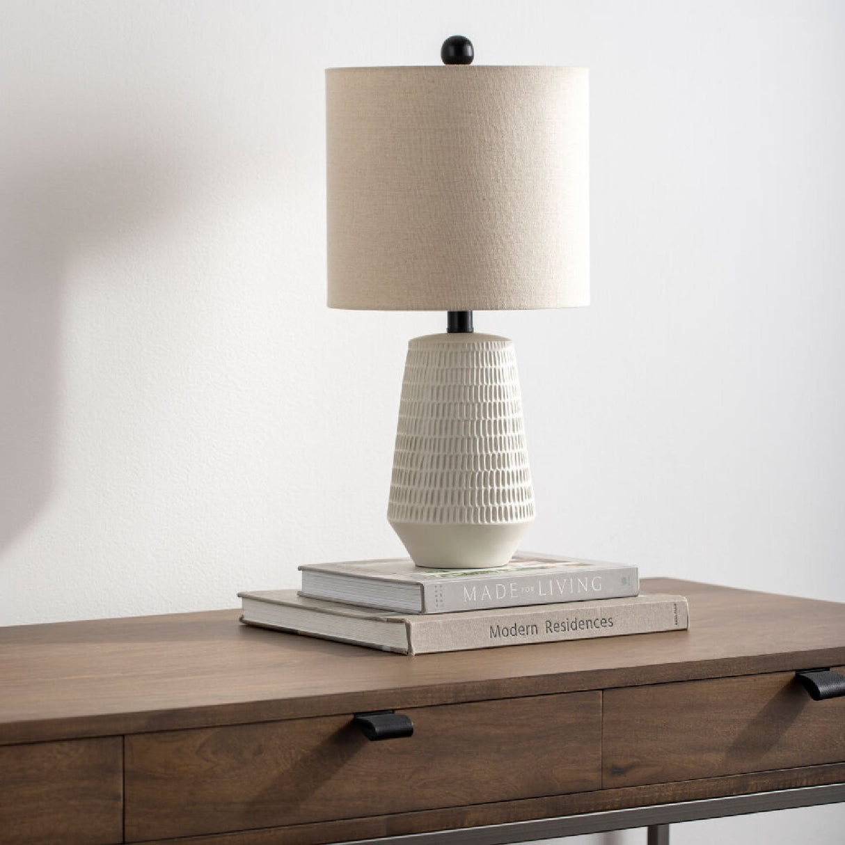 Modern European furniture - Organic-Carved Base Table Lamp - www.oroa.com