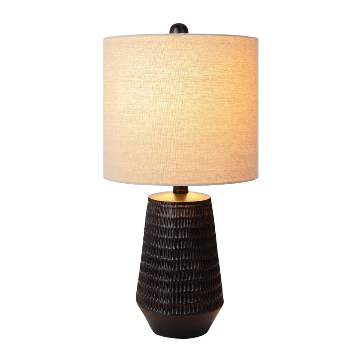 Modern European furniture - Organic-Carved Base Table Lamp - www.oroa.com