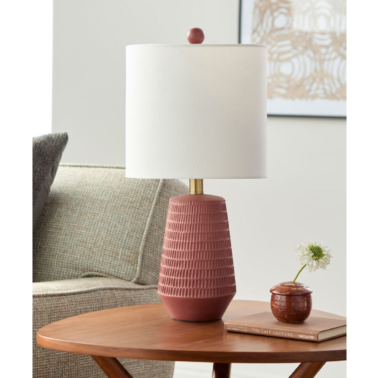 Modern European furniture - Organic-Carved Base Table Lamp - www.oroa.com