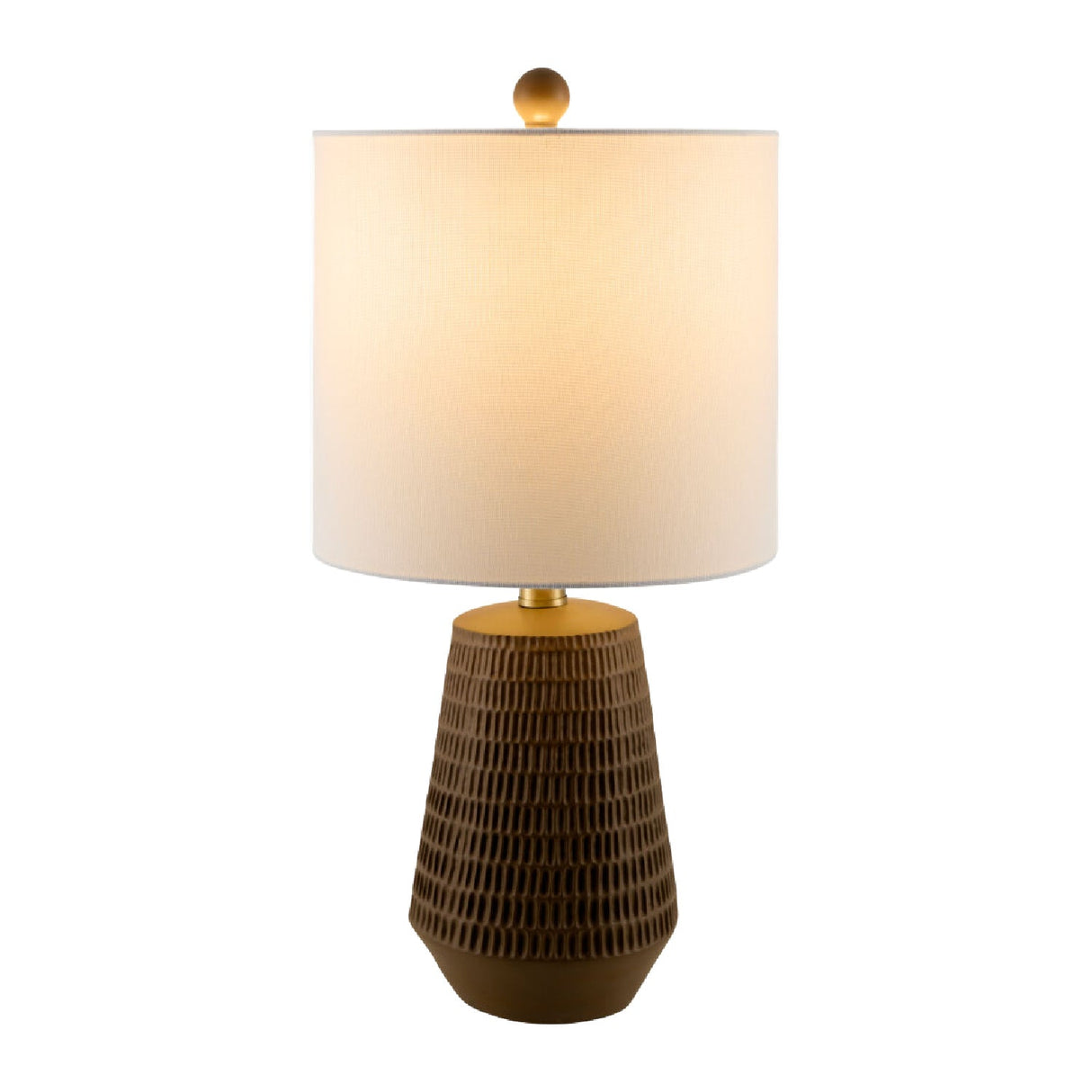 Modern European furniture - Organic-Carved Base Table Lamp - www.oroa.com
