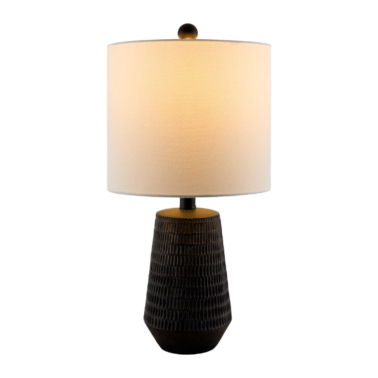 Modern European furniture - Organic-Carved Base Table Lamp - www.oroa.com