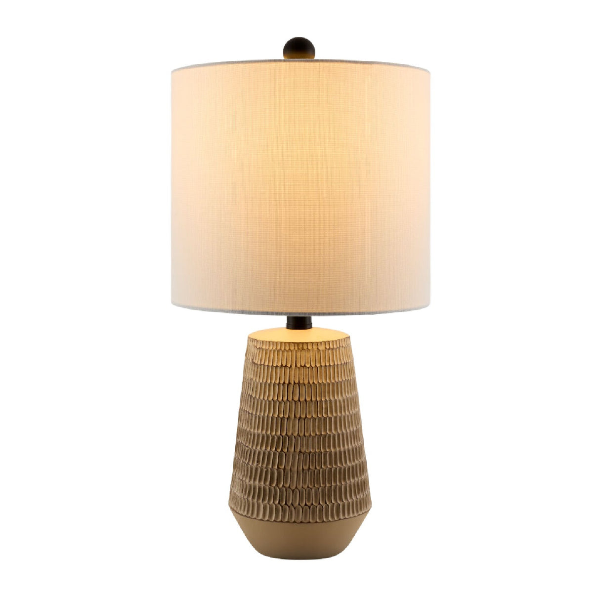 Modern European furniture - Organic-Carved Base Table Lamp - www.oroa.com