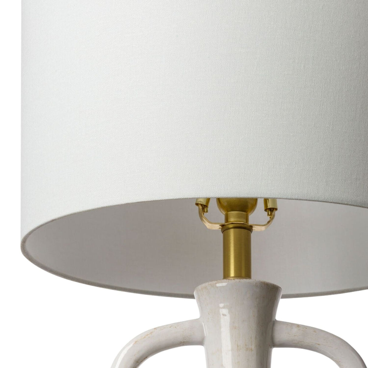 Modern European furniture - White Ceramic Amphora Table Lamp - www.oroa.com