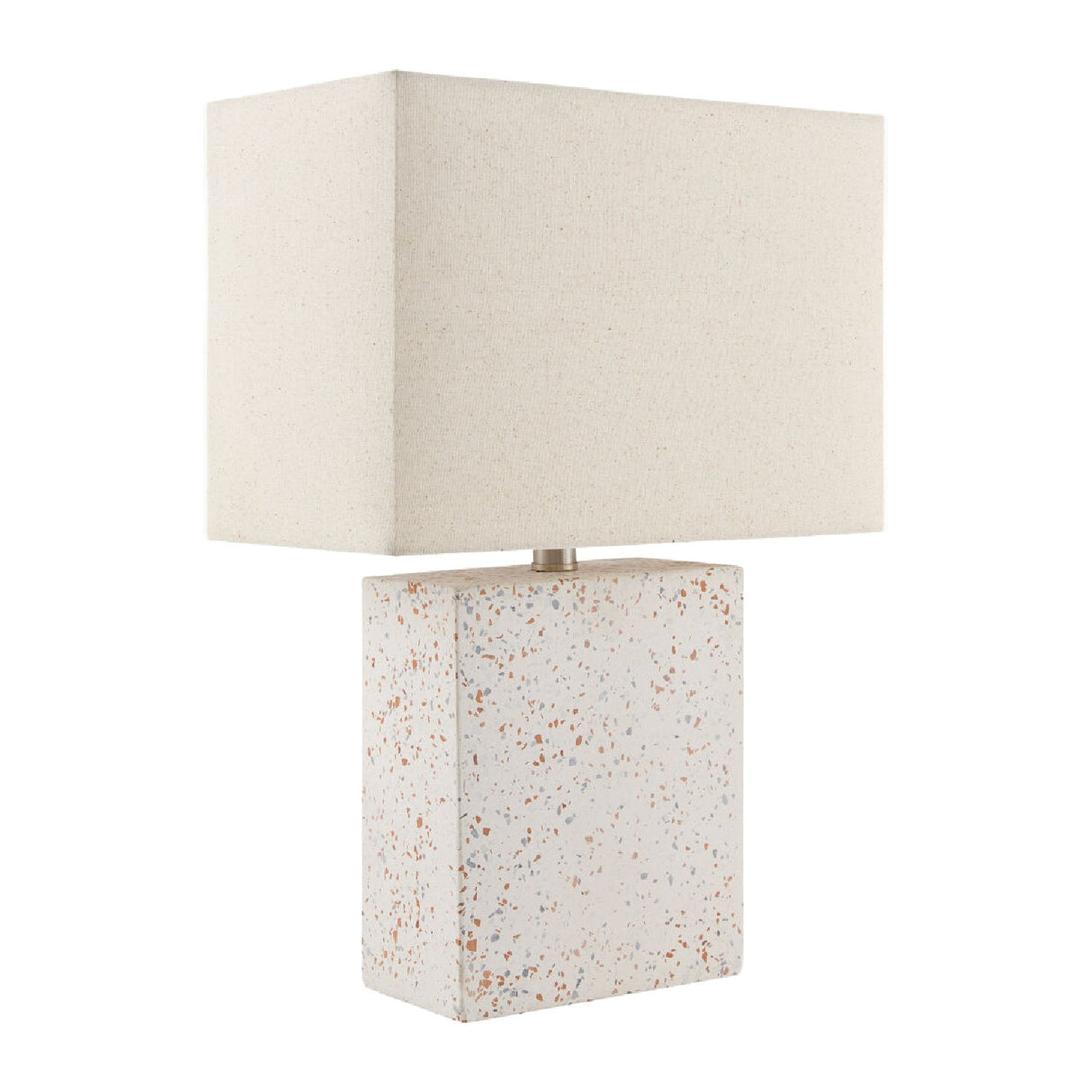 Modern European furniture - Brushed White Concrete Table Lamp - www.oroa.com