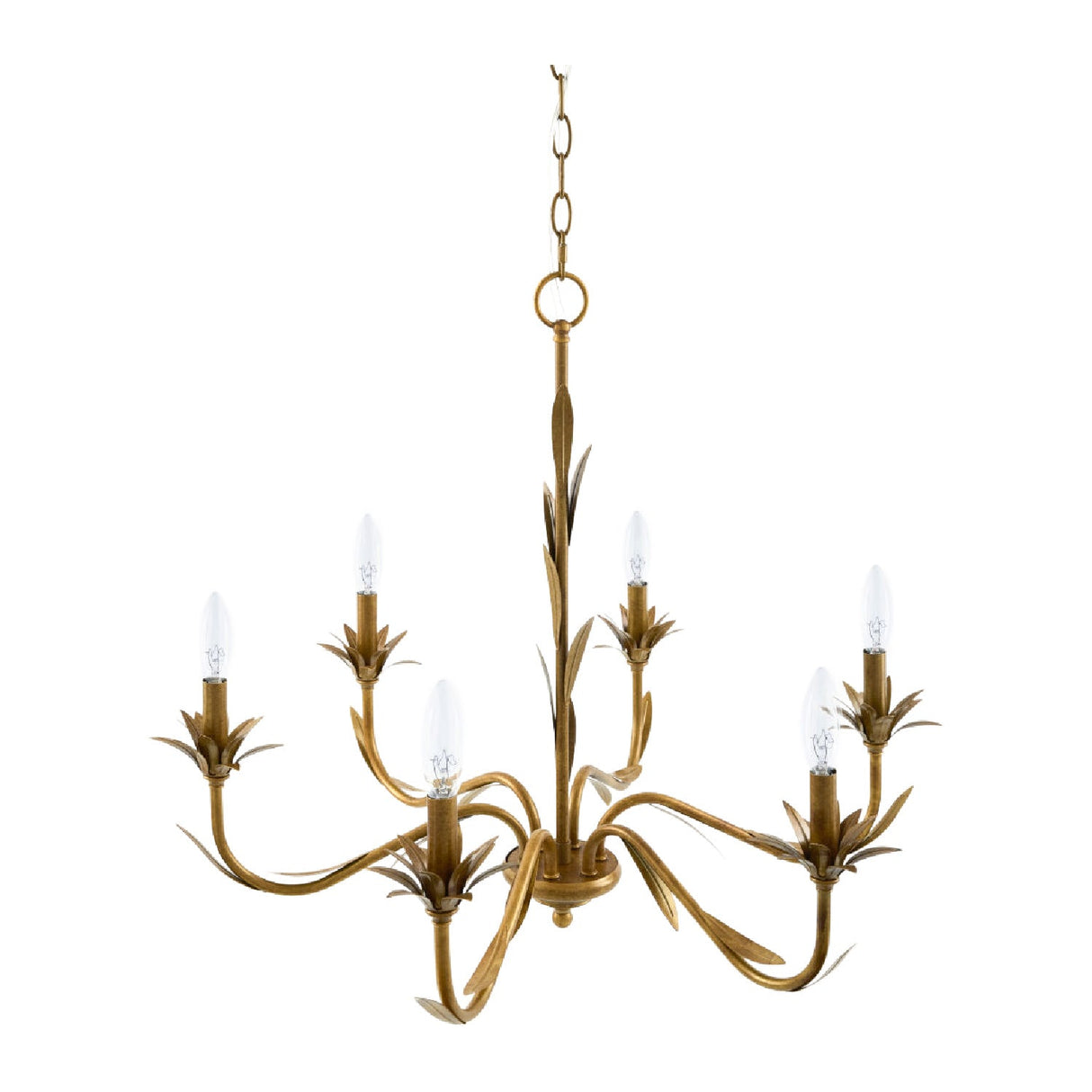 Modern European furniture - Flower-Inspired 6-Light Chandelier - www.oroa.com