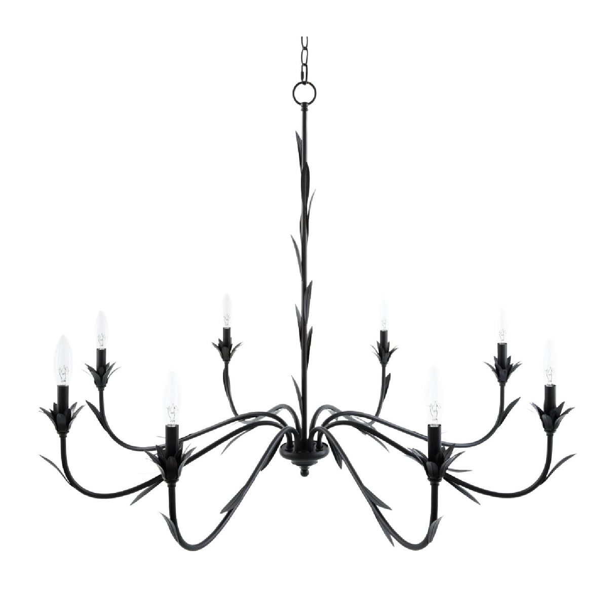 Modern European furniture - Flower-Inspired 8-Light Chandelier - www.oroa.com