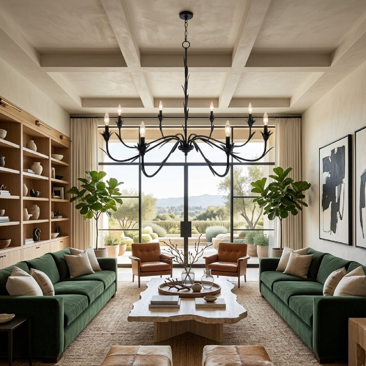 Modern European furniture - Flower-Inspired 8-Light Chandelier - www.oroa.com
