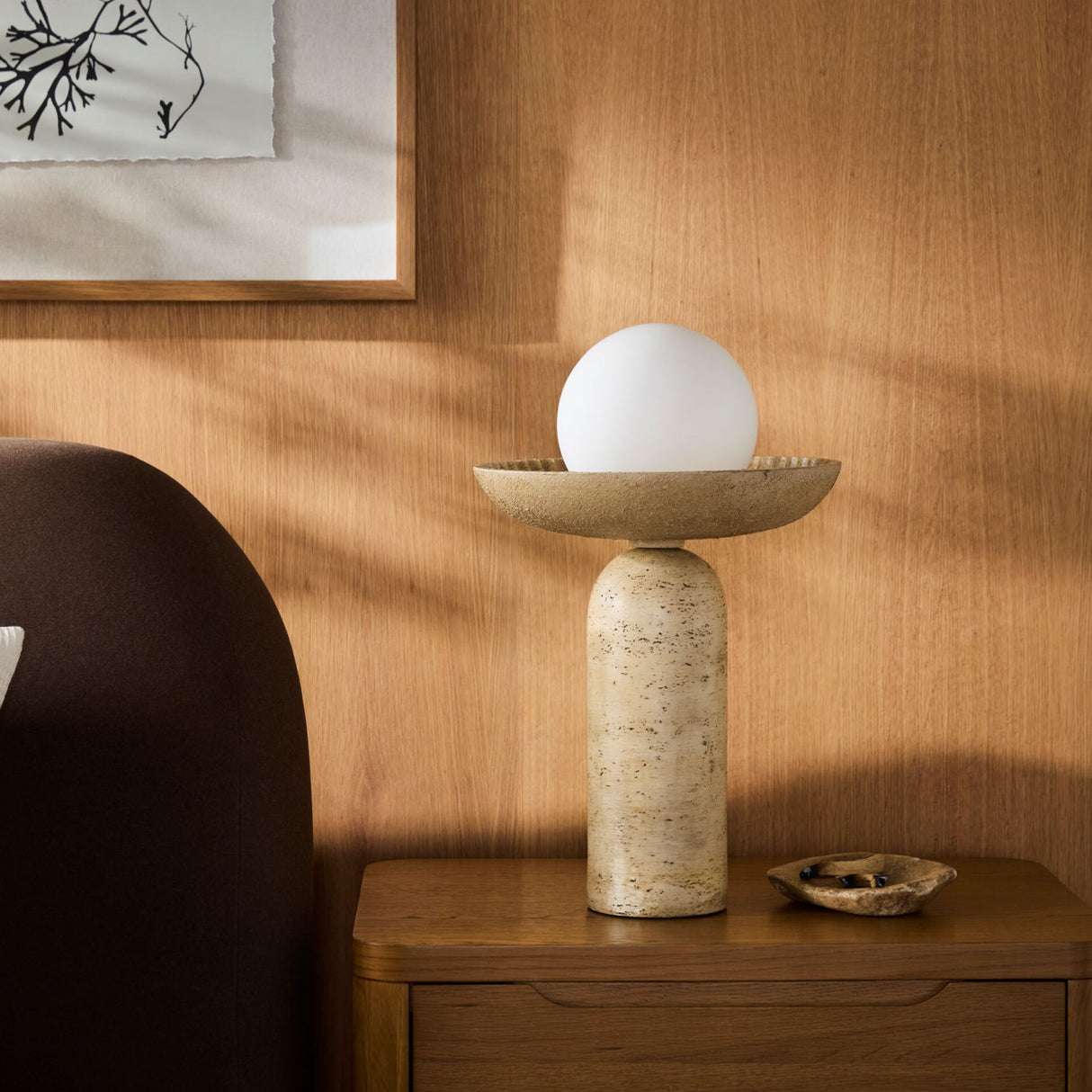 Modern European furniture - Beige Accent Table Lamp - www.oroa.com