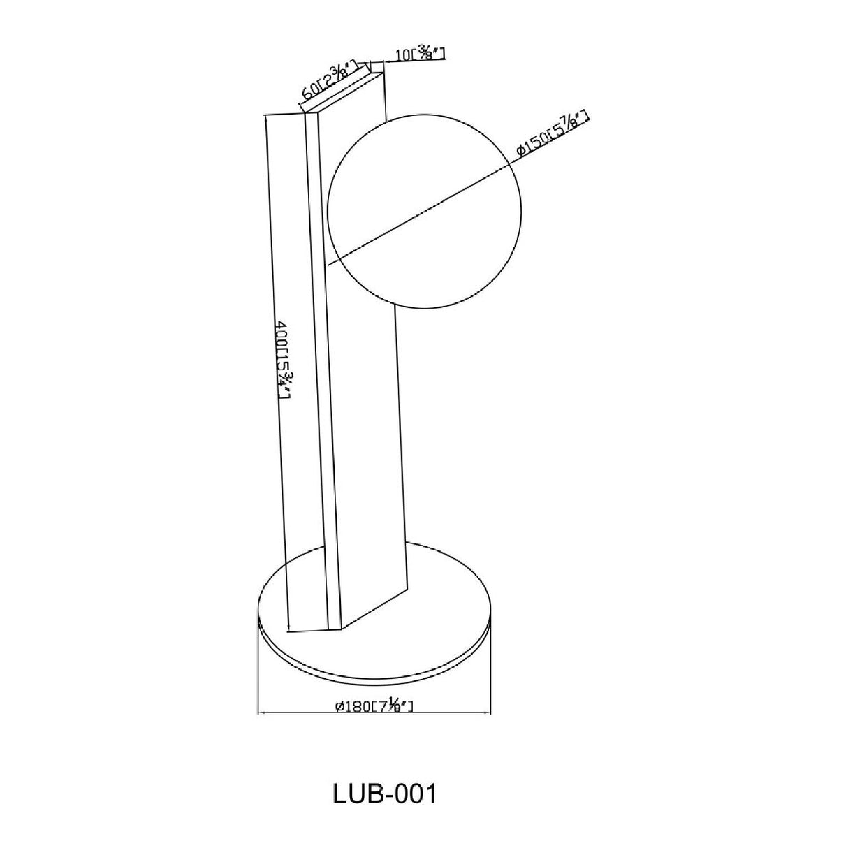 Modern European furniture - White Glass Modern Table Lamp - www.oroa.com