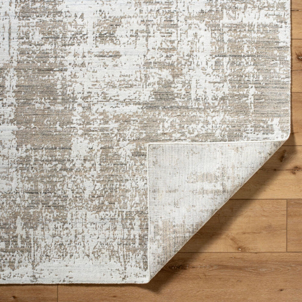 Modern European furniture - Gray Viscose Blend Carpet - www.oroa.com
