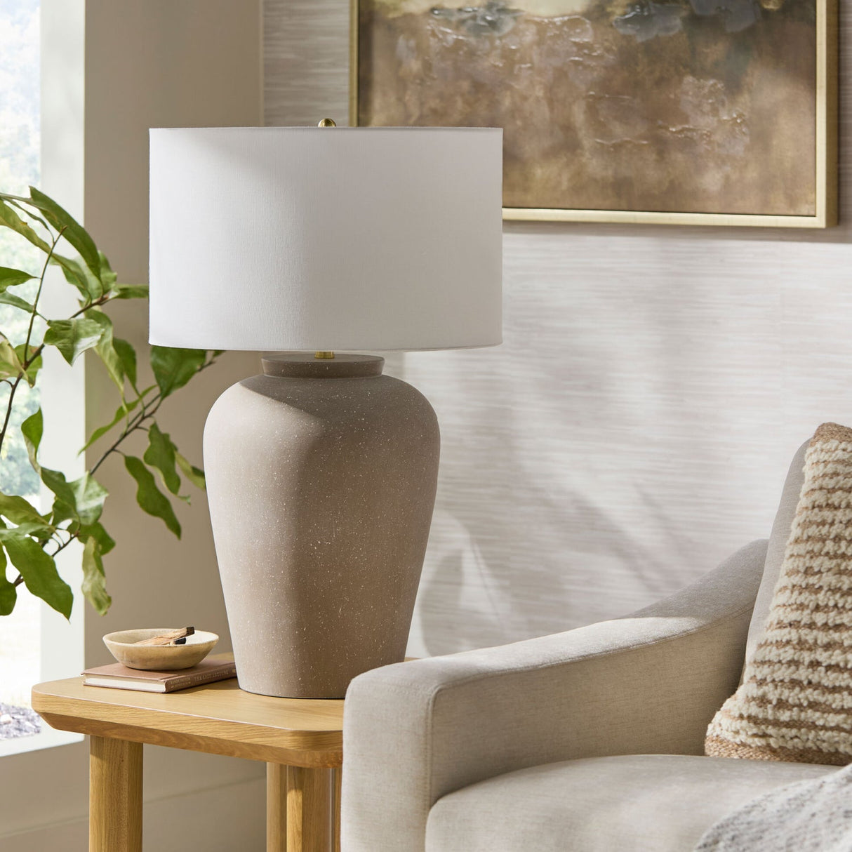 Modern European furniture - Painted Ceramic Accent Table Lamp - www.oroa.com