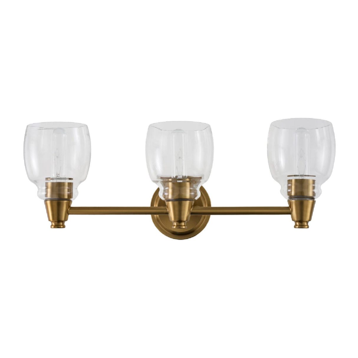 Modern European furniture - Gold Framed Glass Wall Lamp - www.oroa.com