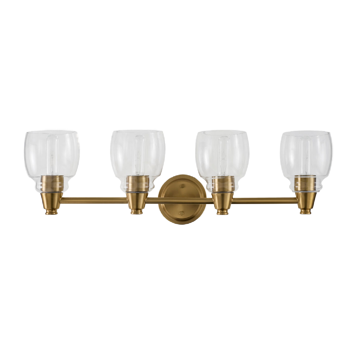 Modern European furniture - Gold Framed Glass Wall Lamp - www.oroa.com