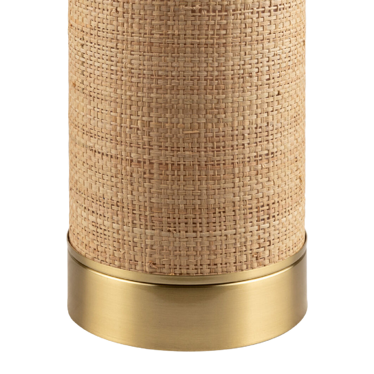 Tan Rattan Accent Table Lamp | Oroa.com