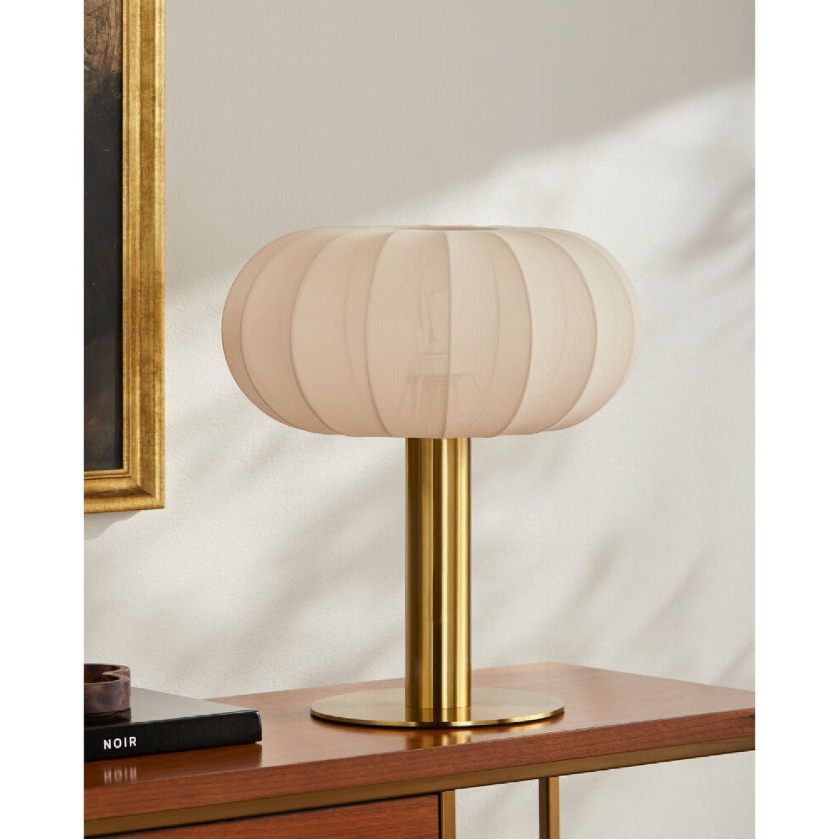 Modern European furniture - Cream Cotton Accent Table Lamp - www.oroa.com